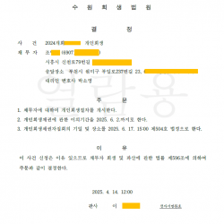 개시결정